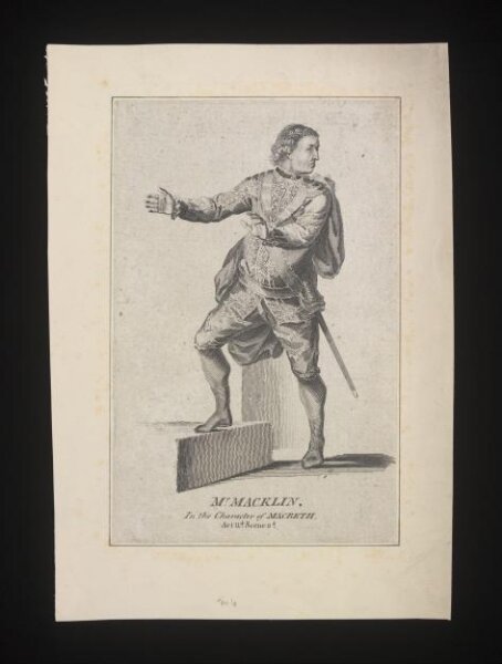 Unknown, Mr. Macklin in the character of Macbeth.