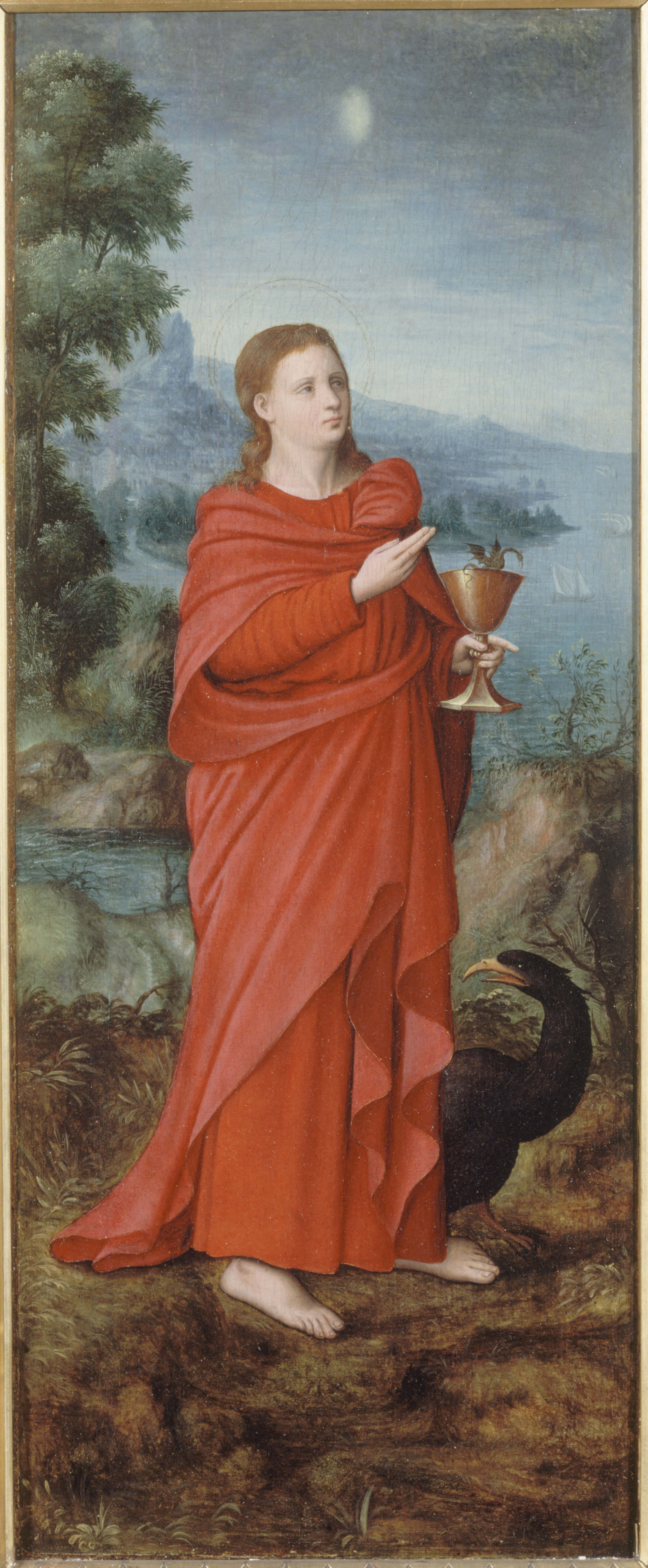 Anonyme, Saint Jean l'évangéliste et l'épreuve de la coupe empoisonnée