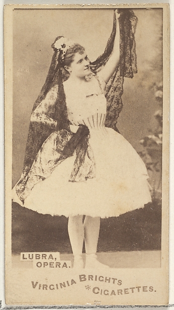 Allen & Ginter, Lubra, Opera, from the Actors and Actresses series (N45, Type 1) for Virginia Brights Cigarettes