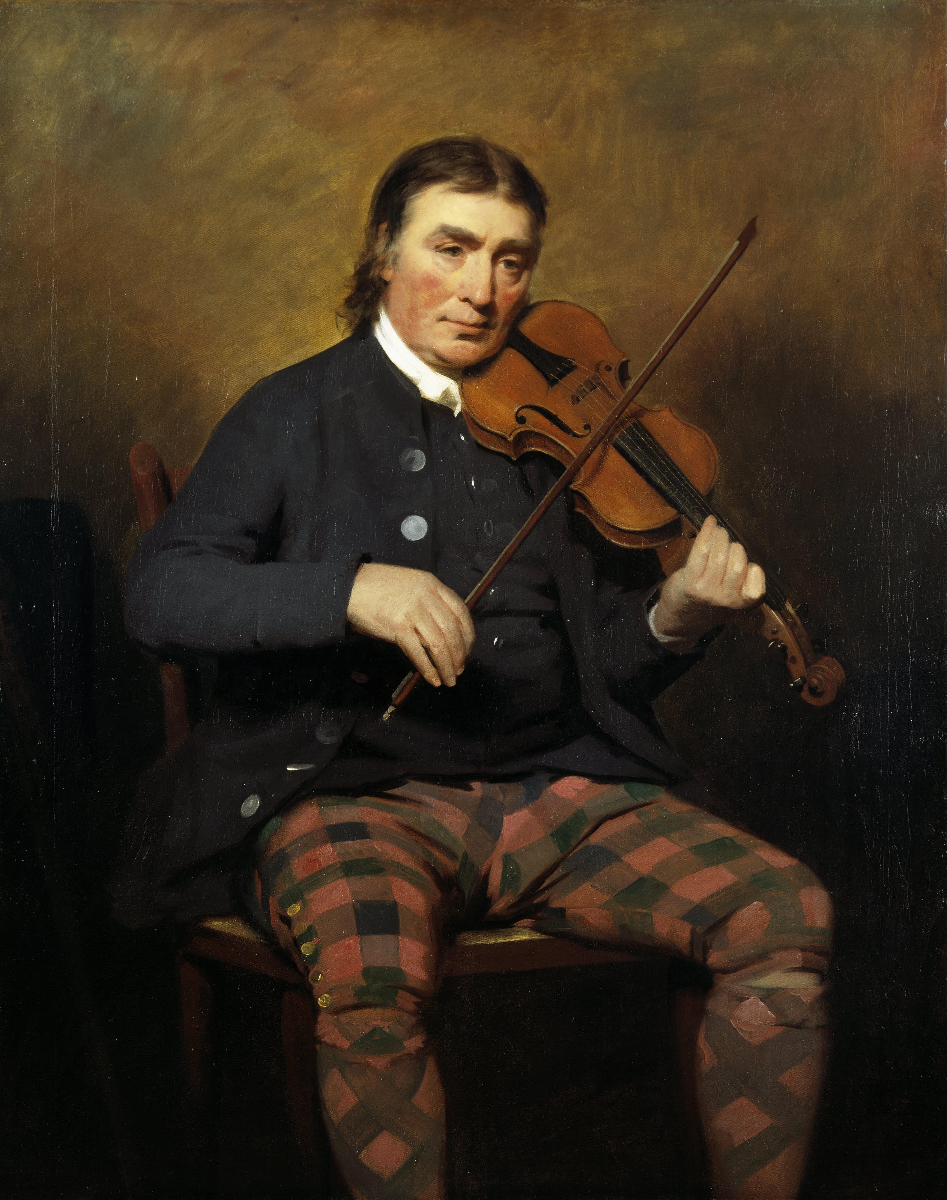 Henry Raeburn, Niel Gow, 1727 - 1807. Violinist and composer