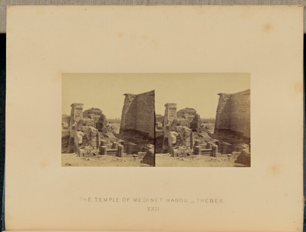 Francis Frith, The Temple of Medinet Habou, Thebes