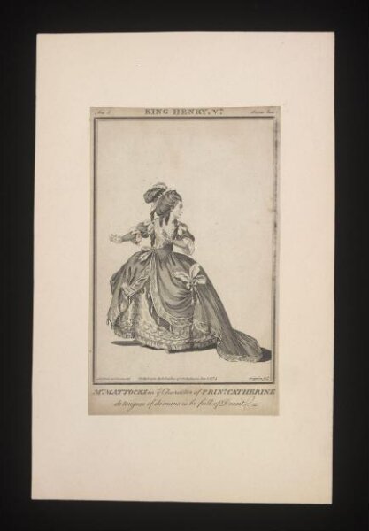 James Roberts, Mrs. Mattocks in ye Character of Prins. Catherine