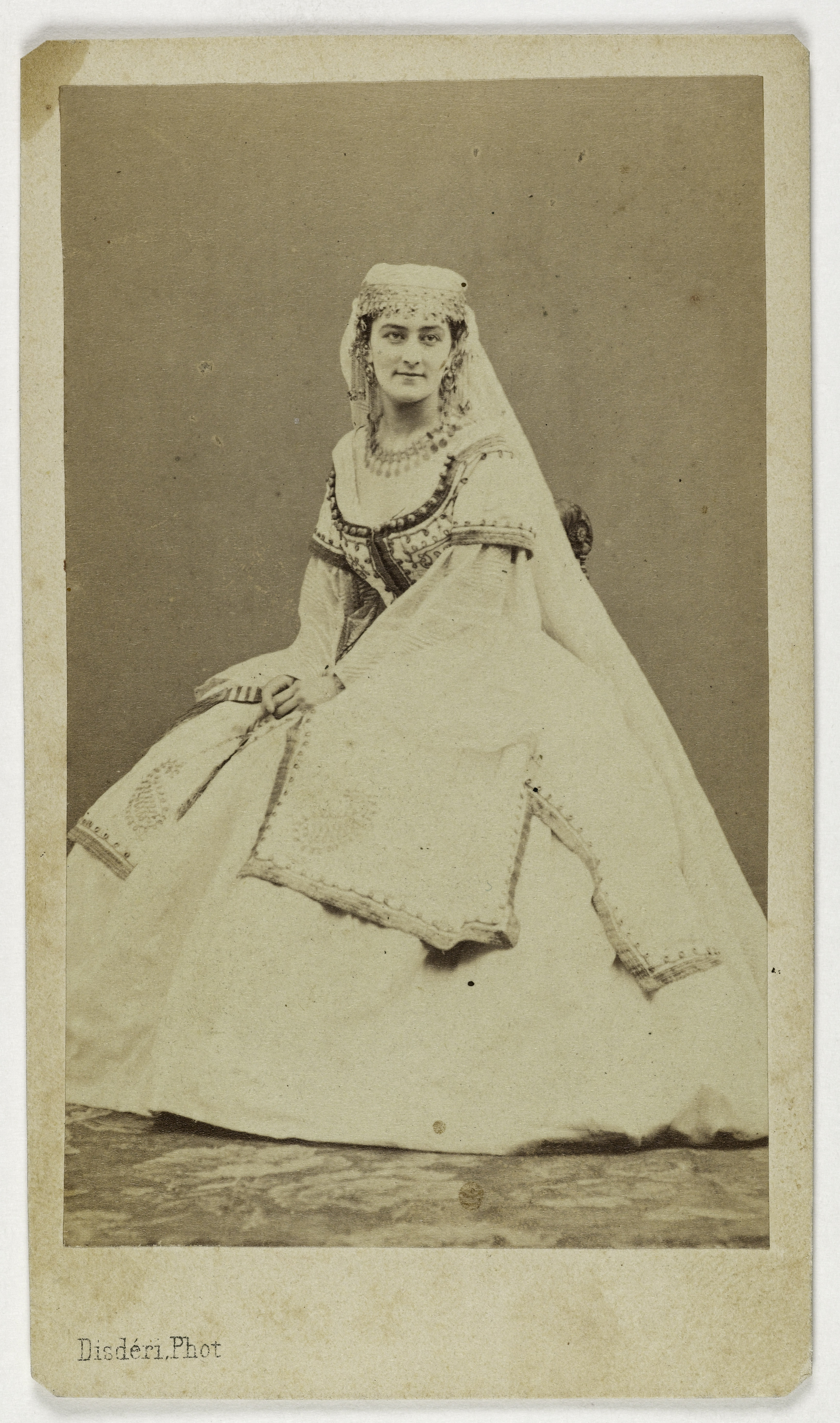 André-Adolphe-Eugène Disdéri, Portrait de Hamakers (Frédérique Caroline), (1836-1912), soprano