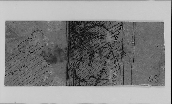 James McNeill Whistler, The Guard Tents (Recto) (from Sketchbook)