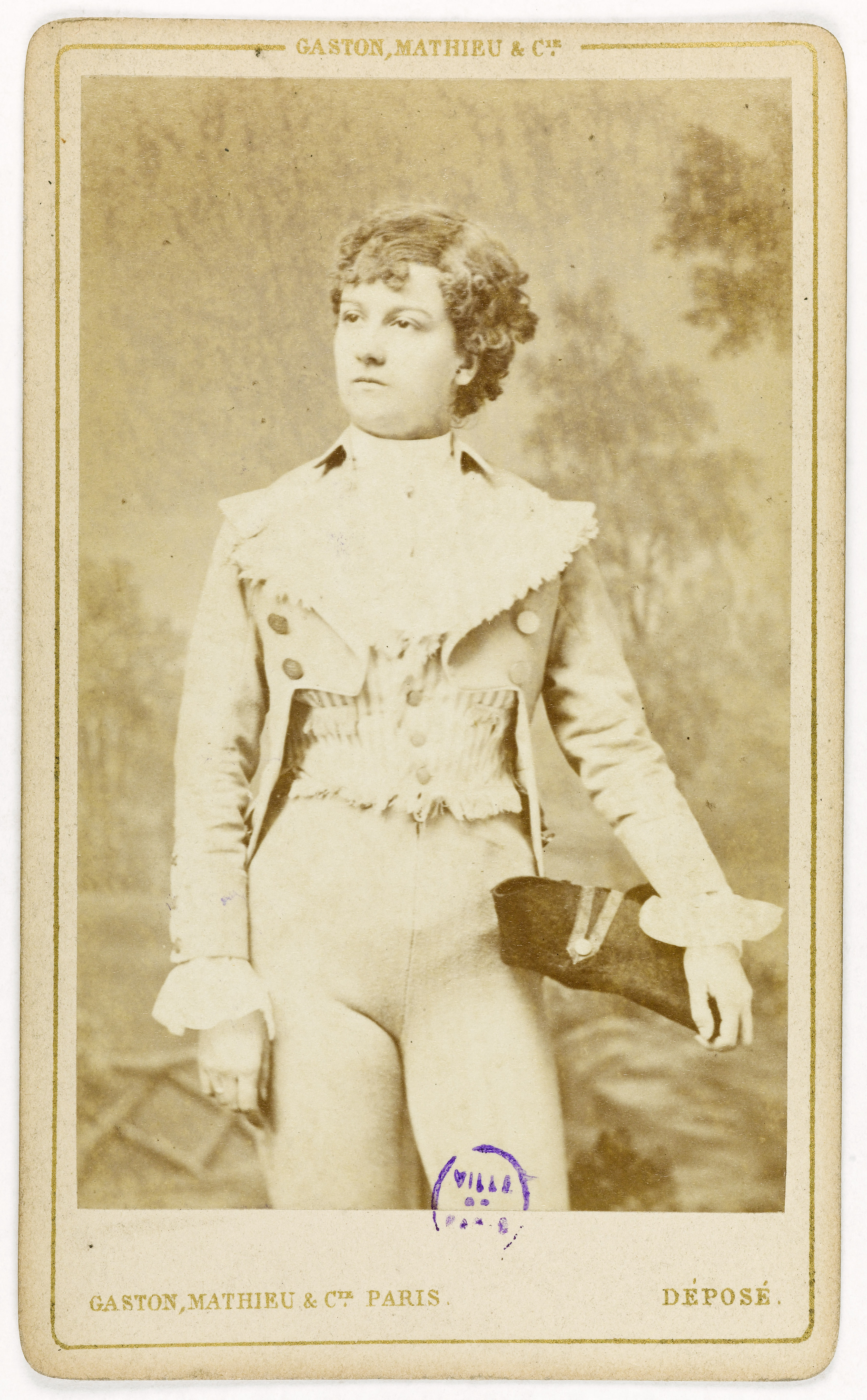 Mathieu & Cie Gaston, Portrait de Rose Thé, (18-1912), (danseuse, actrice)