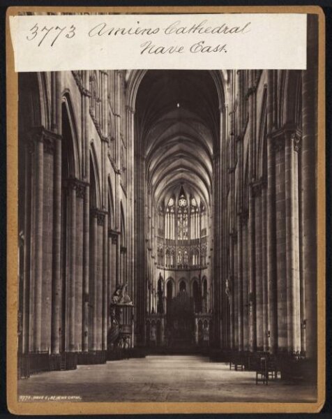 Francis Frith, Amiens Cathedral Nave East