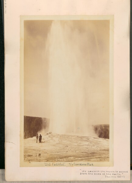 William Henry Jackson, "Old Faithful." Yellowstone Park