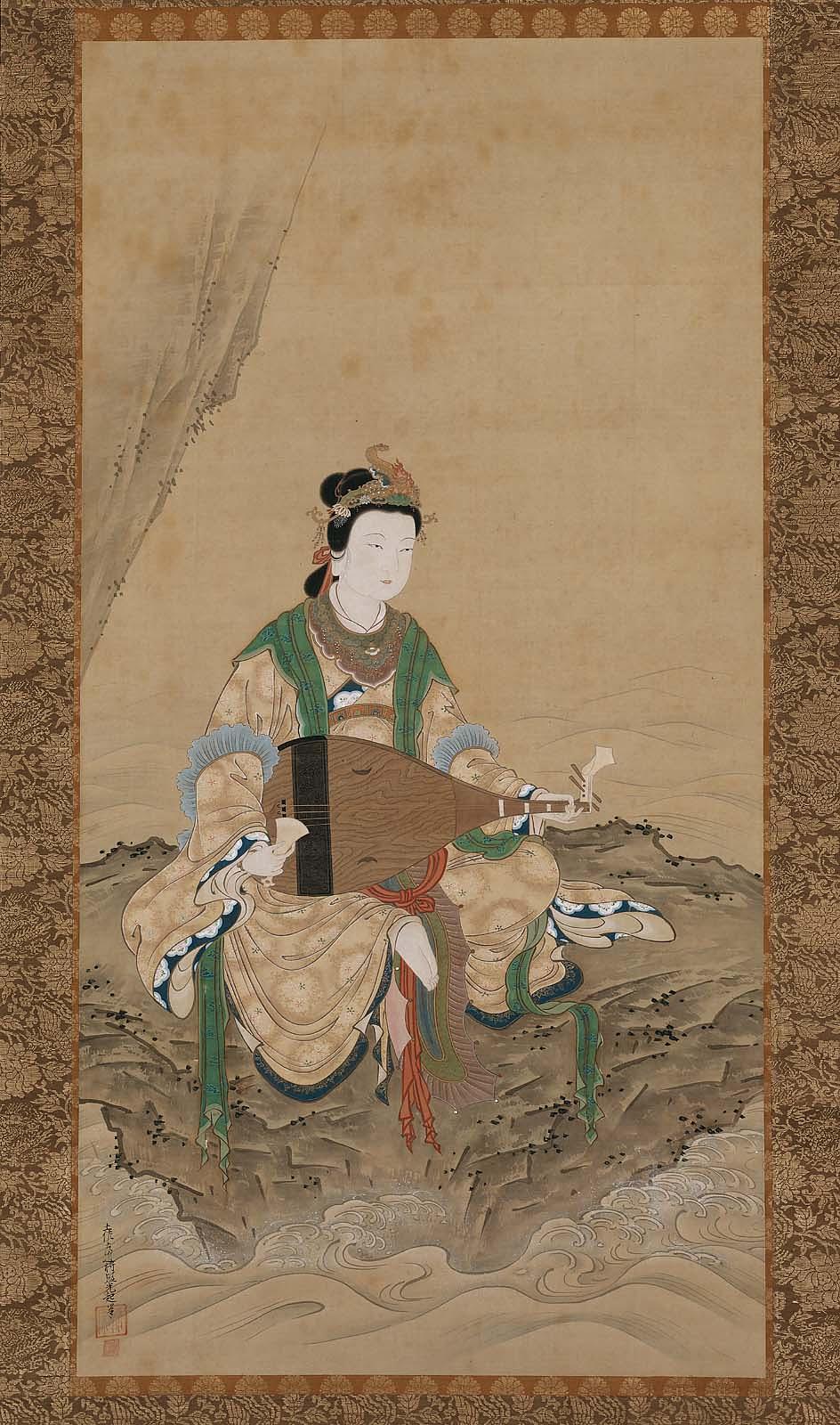 Tosa Mitsuoki, Benzaiten, the Goddess of Music and Good Fortune