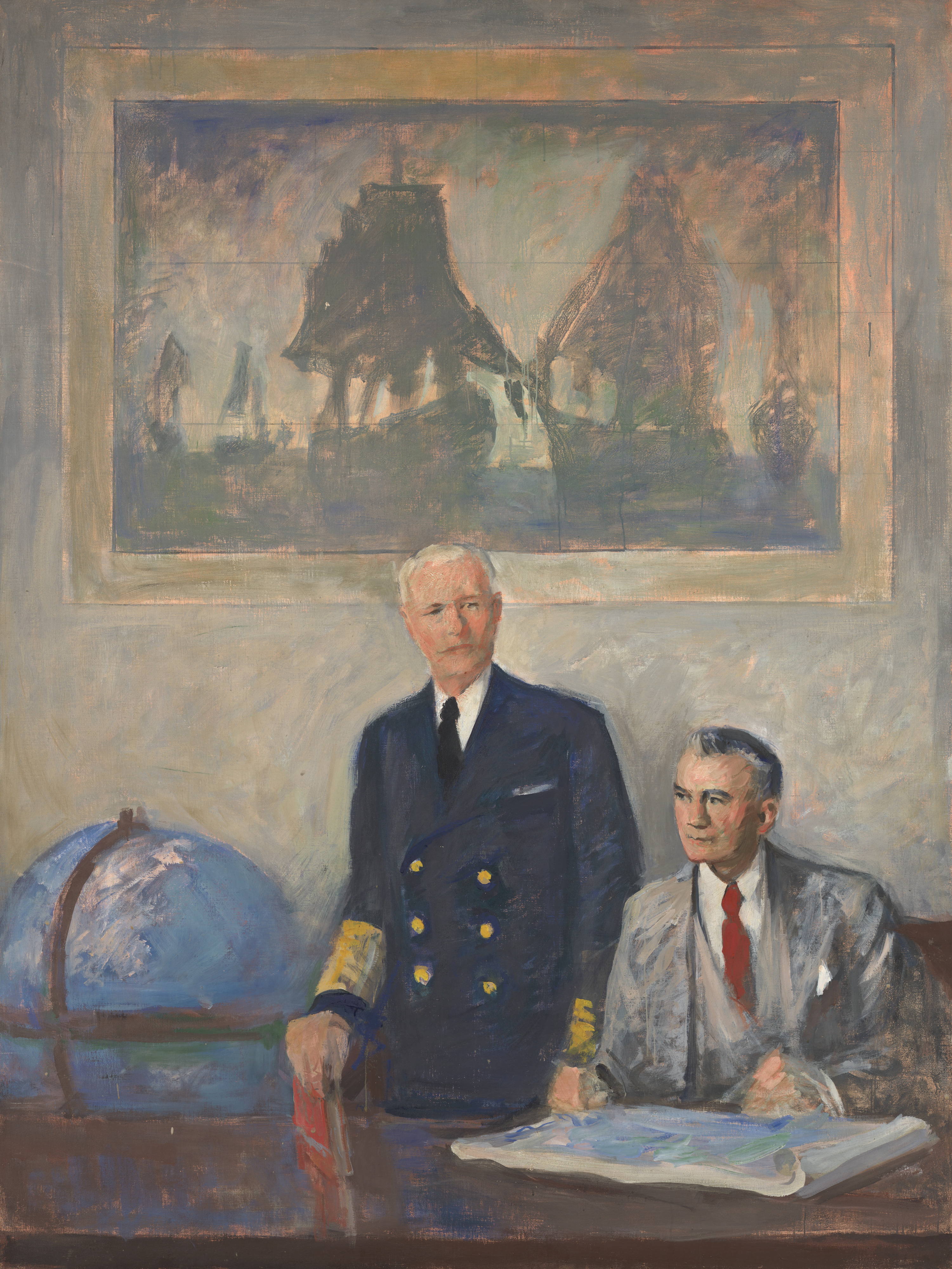 Augustus Vincent Tack, The High Command - Right Panel