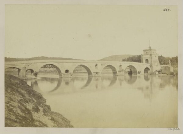Parker, John Henry, Bridges - View of the Ponte Molle, the ancient Pons Molvius, or Mulvius, at the third ancient mile on the Via Flaminia.