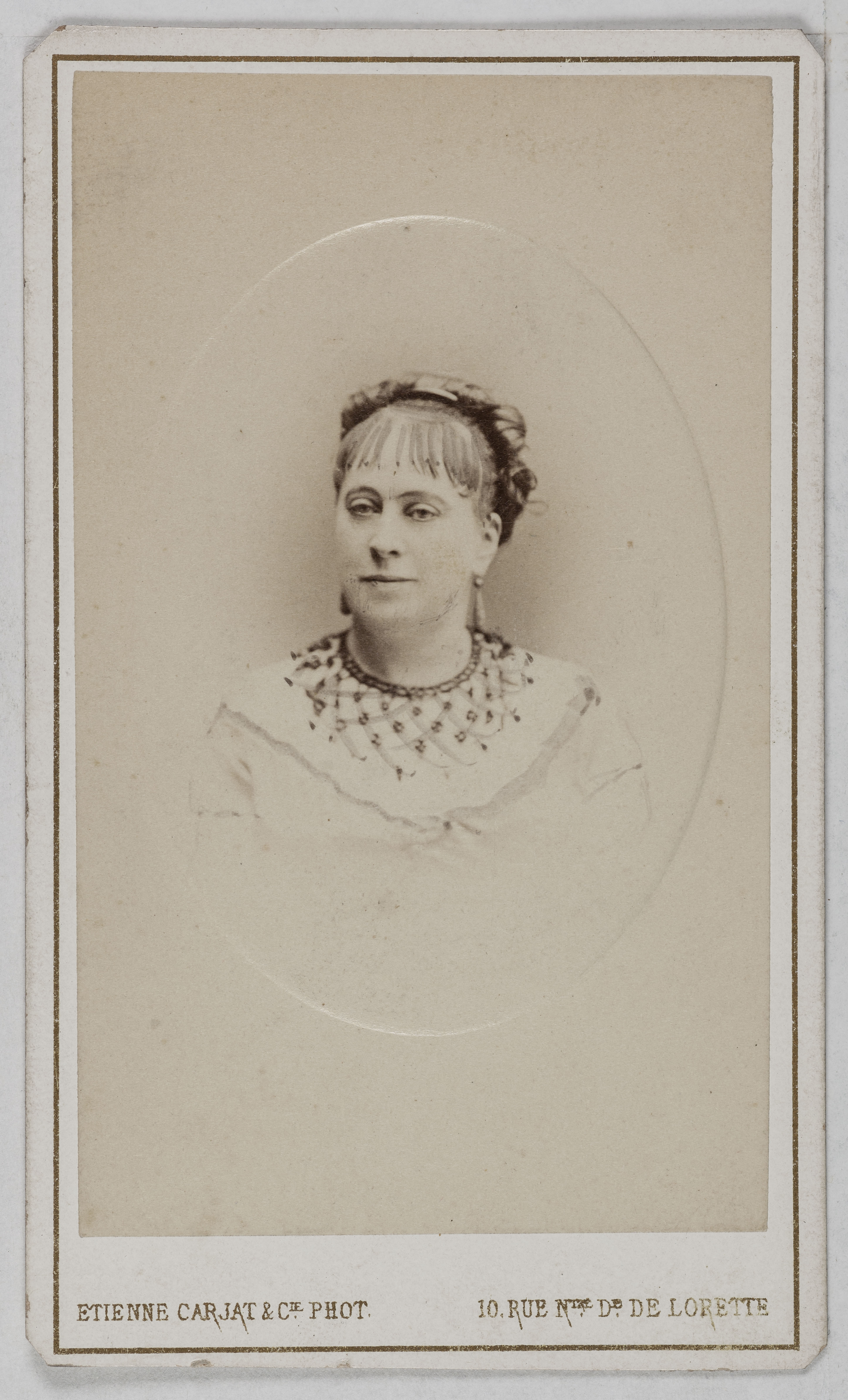 Carjat & Cie, Portrait de Kid Jenny, actrice, (tante ? de P. Kid)