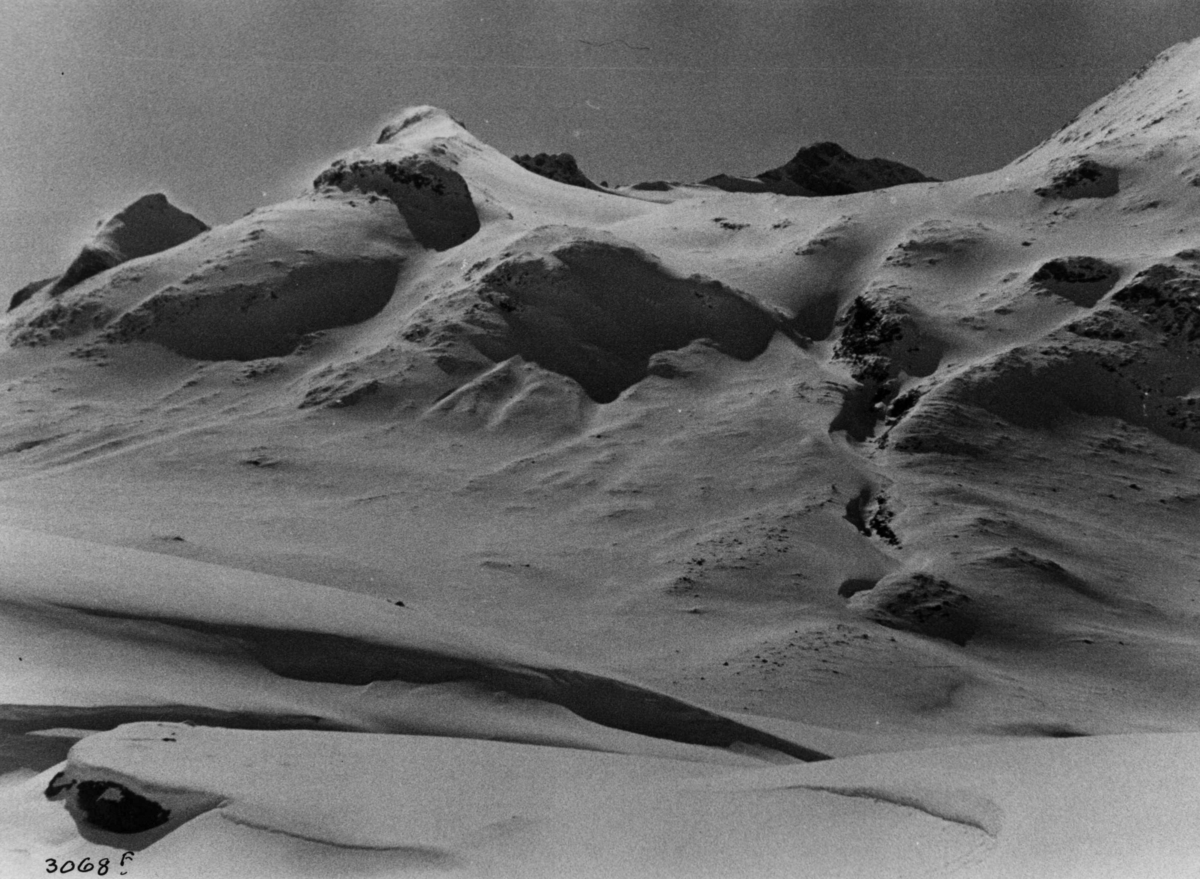 Anders Beer Wilse, Jotunheimen, Bukkeholstinden, sno.