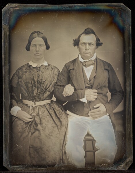 Unknown, [Portrait of a Seated Couple]