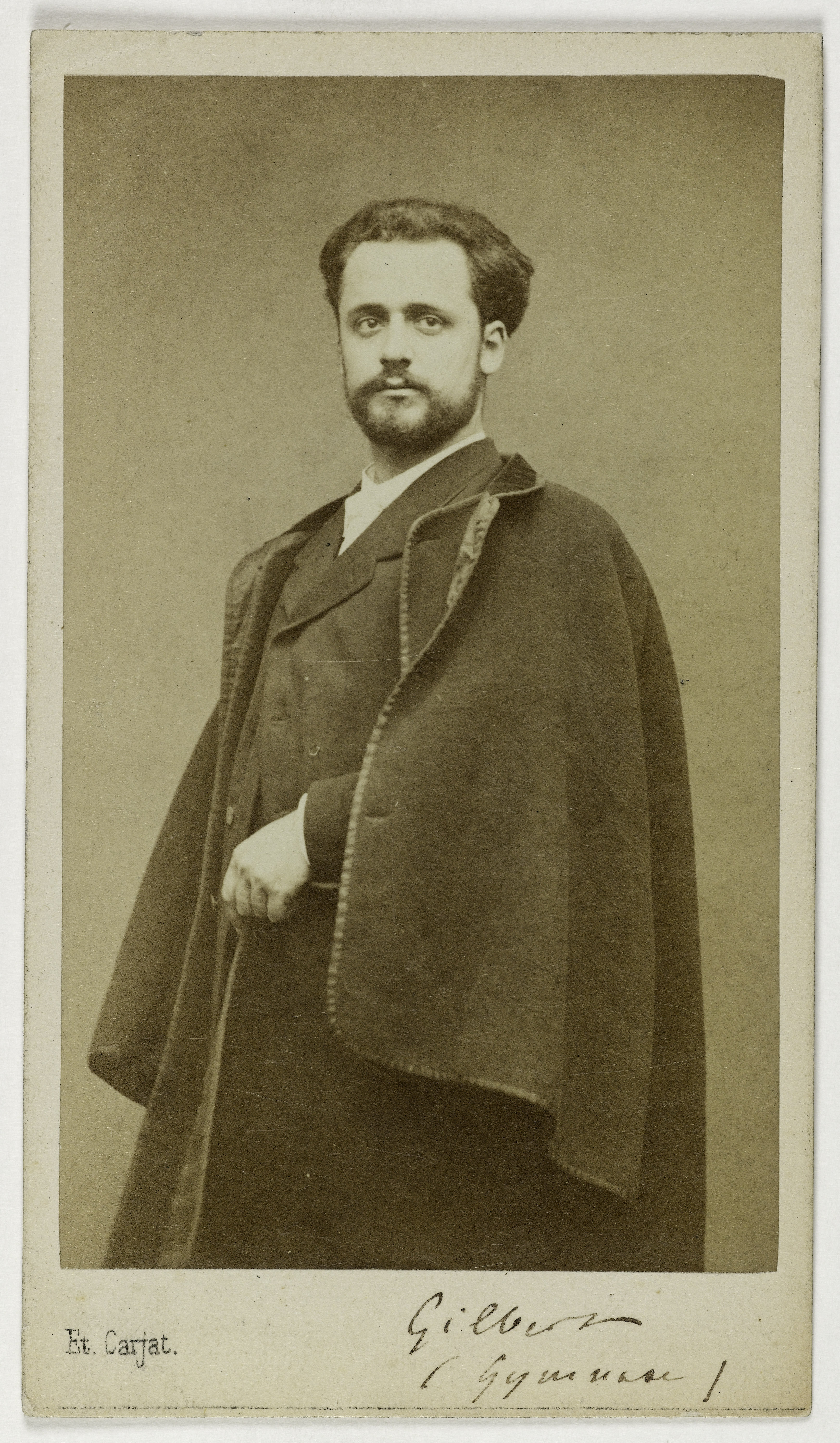 Carjat & Cie, Portrait de Gilbert, (acteur)