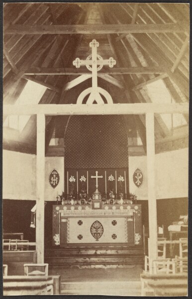 Unknown, [Church Interior with Altar]