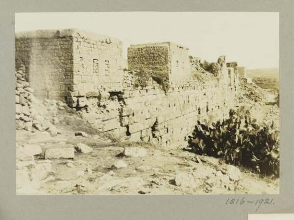 K.A.C. Creswell, The South Side of the Pilgrims' Castle, Atlit