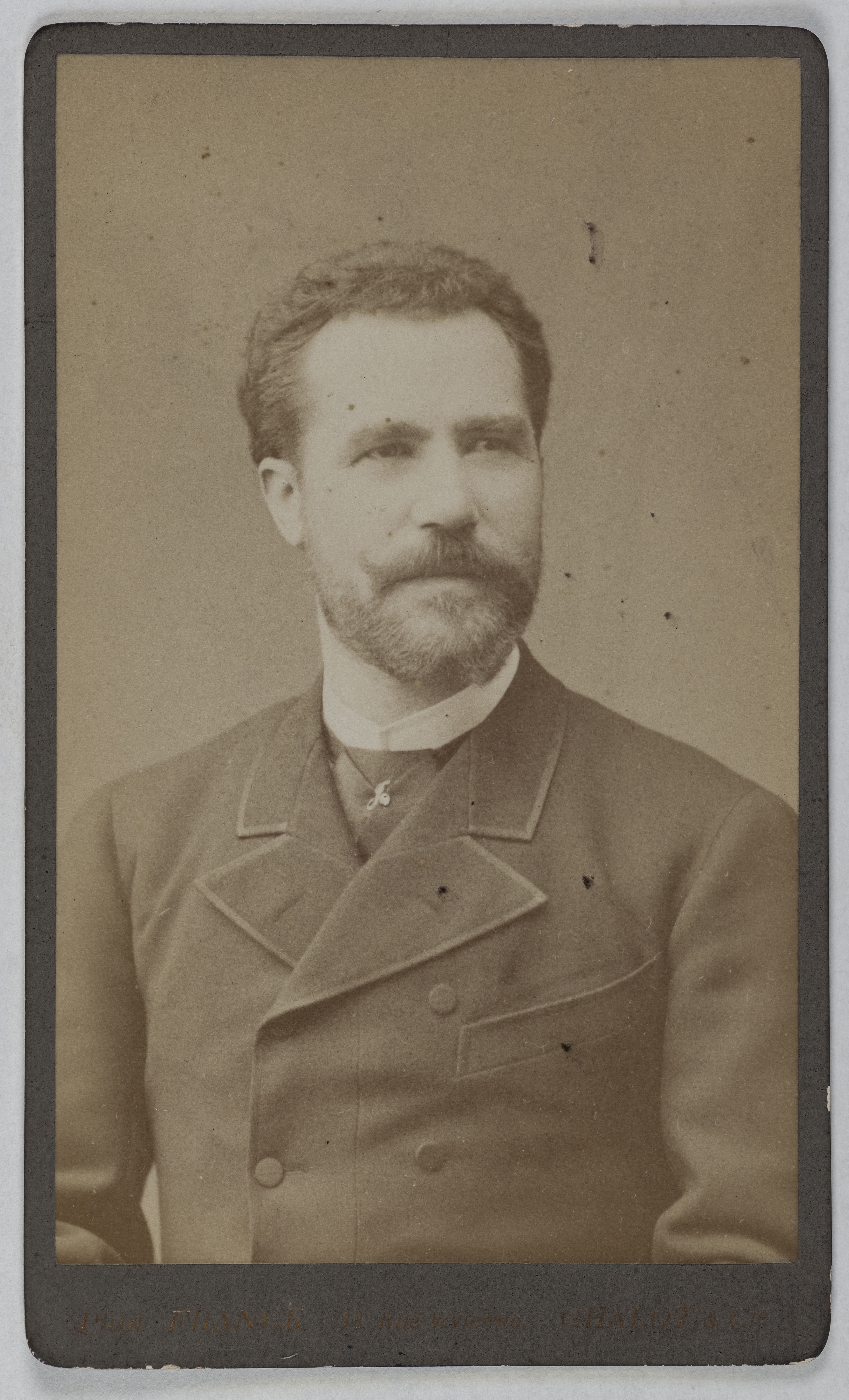 Anonyme, Portrait de Julian Gayane (ou Gajane) (1844-1890), (chanteur espagnol)