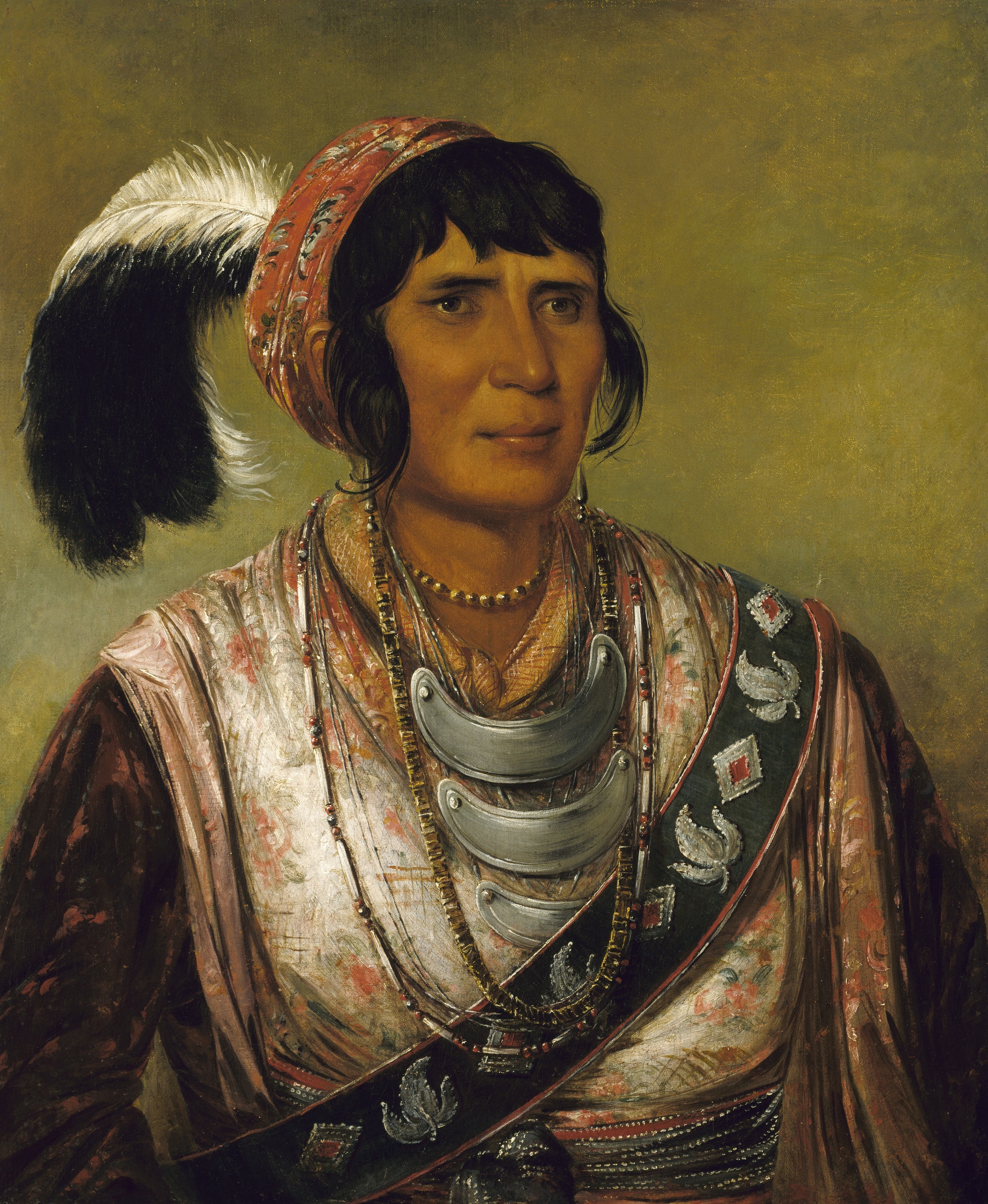 George Catlin, Os-ce-o-lá, The Black Drink, a Warrior of Great Distinction