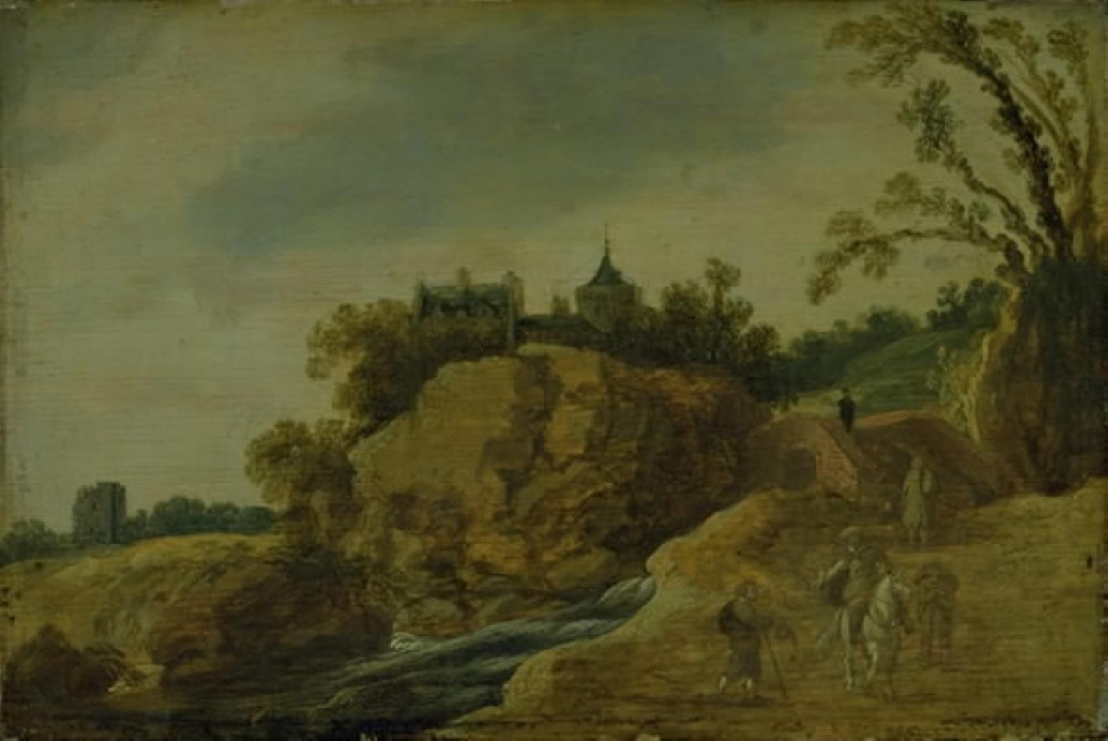 Esaias van de Velde, Borg på klipper