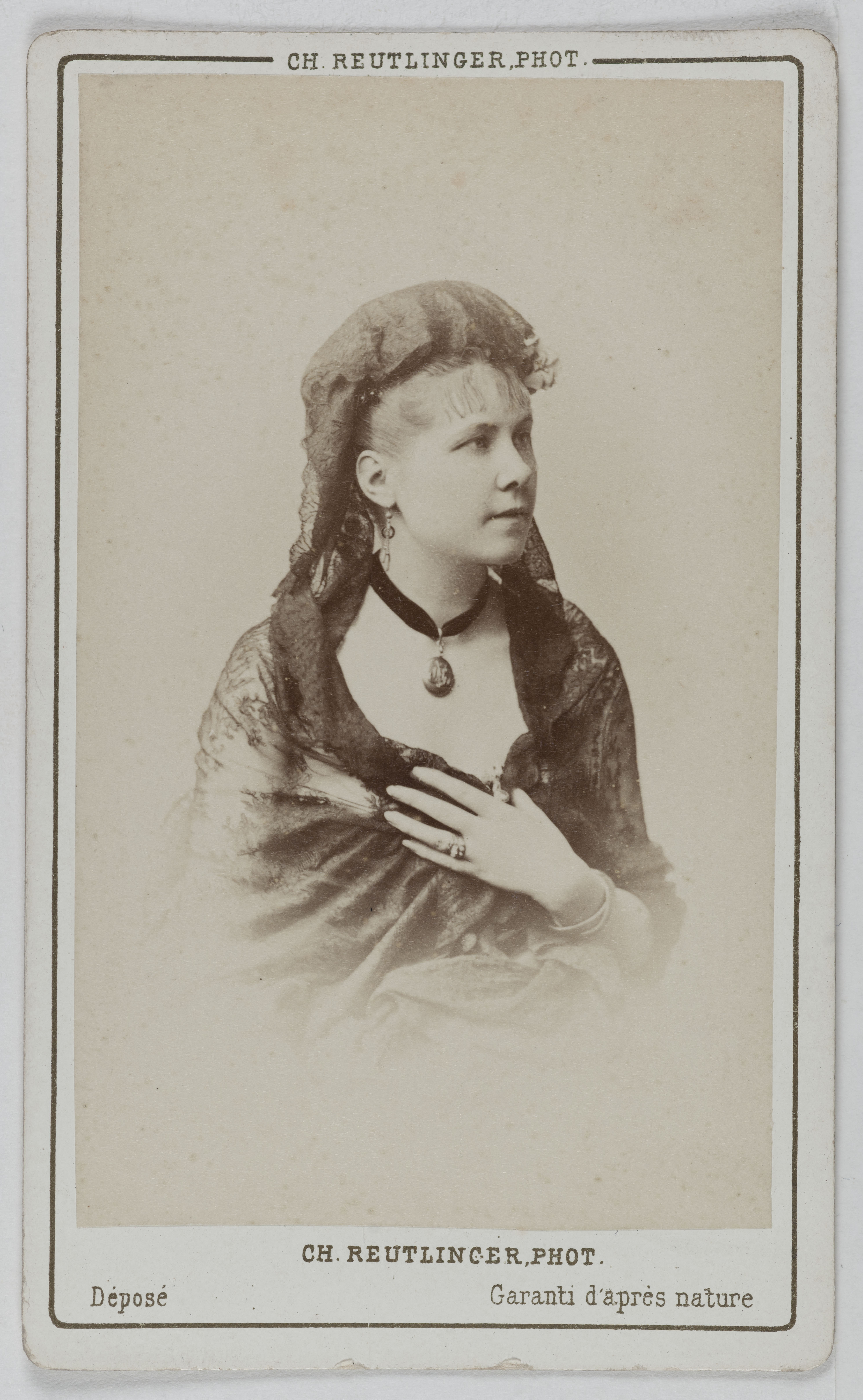 Charles Reutlinger, Portrait de Léonie, (actrice)