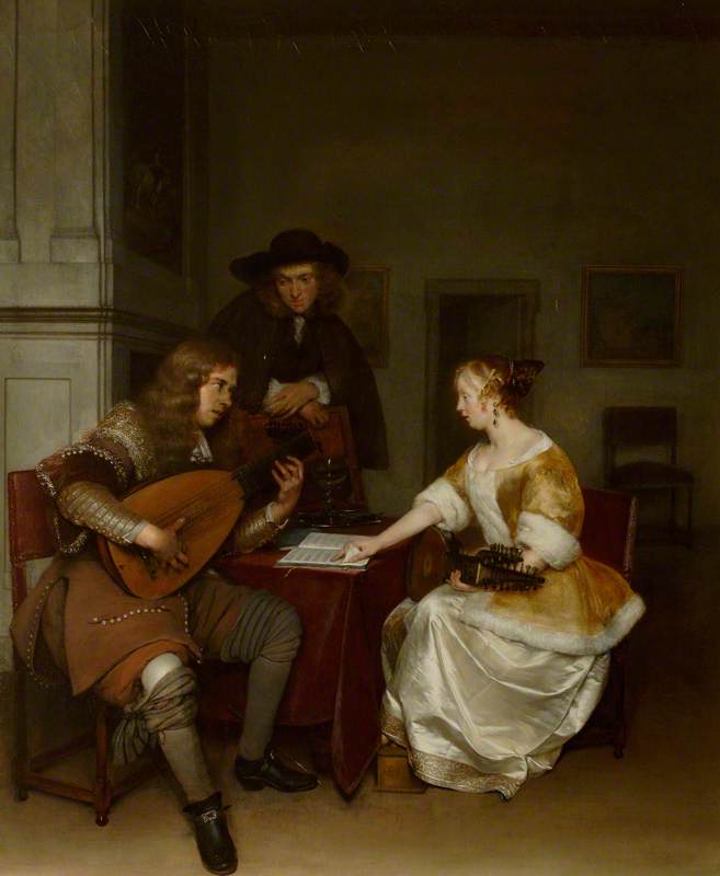 Gerard ter Borch, The Duet