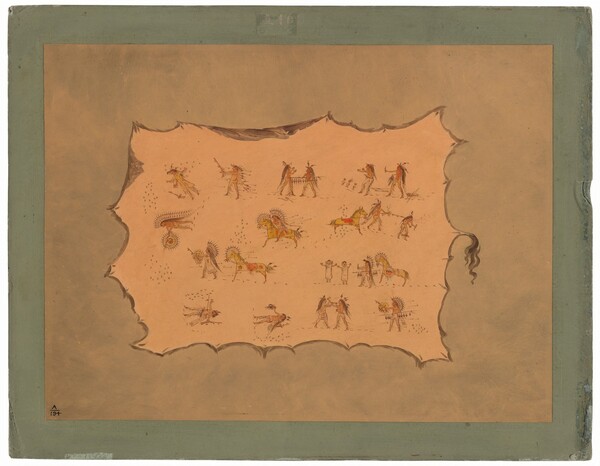 George Catlin, Facsimile of the Robe of Mah-to-toh-pa - Mandan