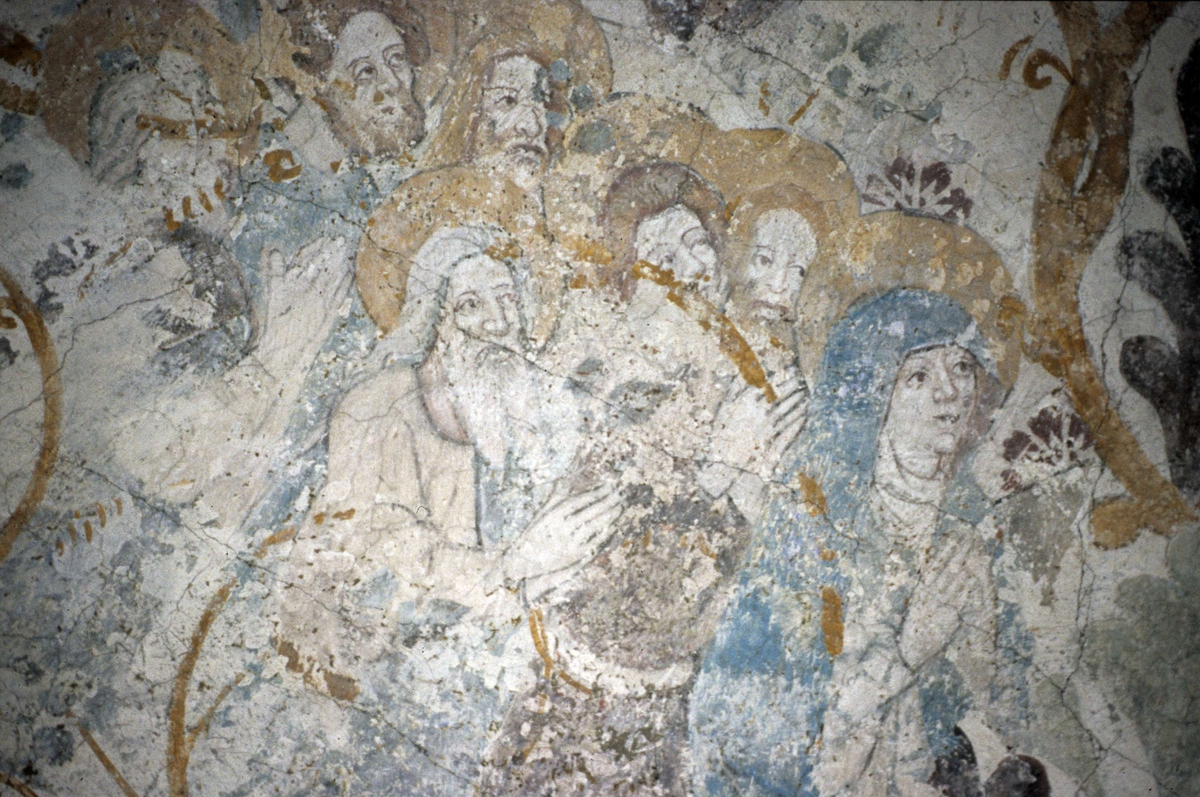 Rune Hammarling, Lime painting in Bälinge Church, Bälinge parish, Uppland 1989