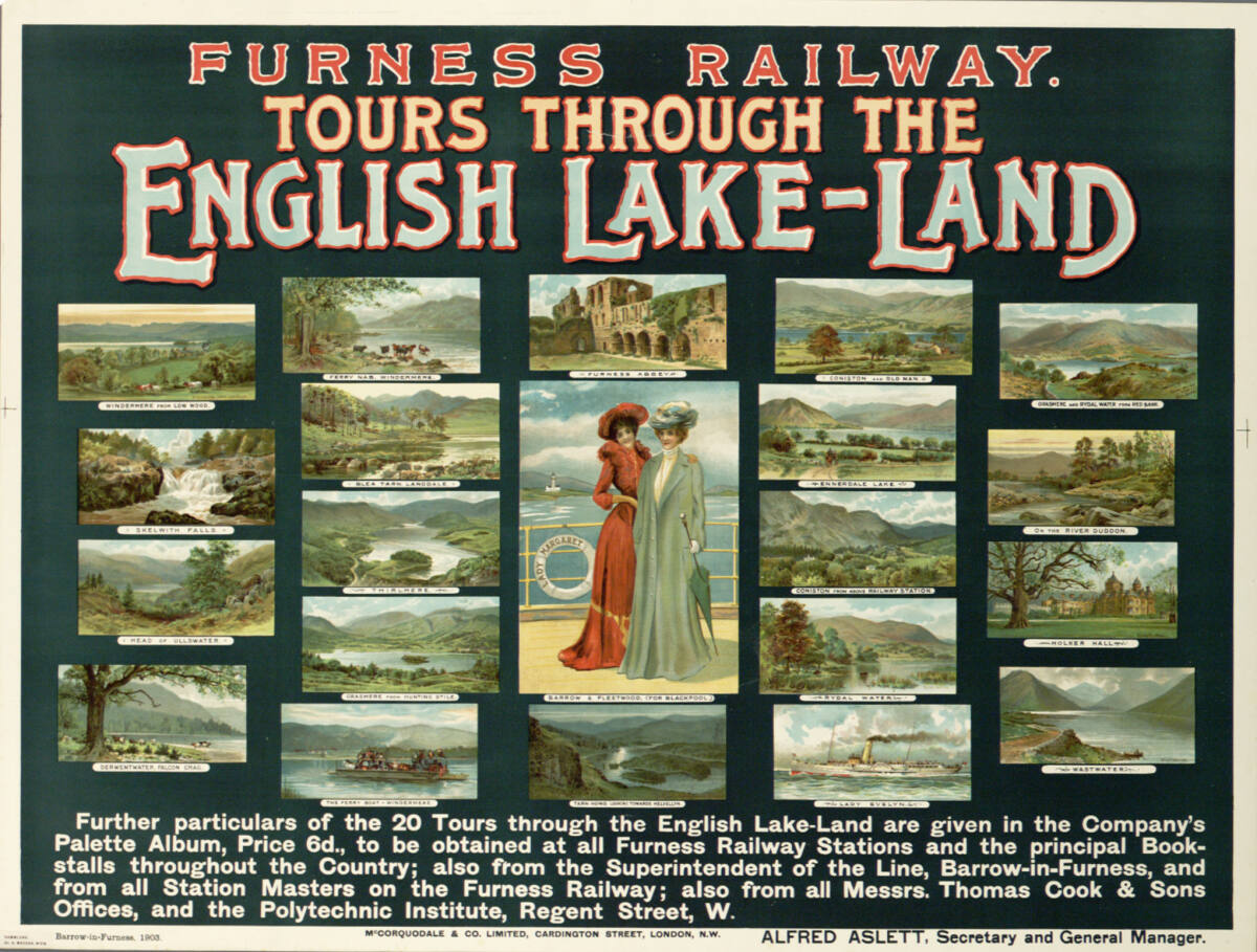 Anonym, FURNESS RAILWAY. TOURS TROUGH THE ENGLISH LAKE-LAND