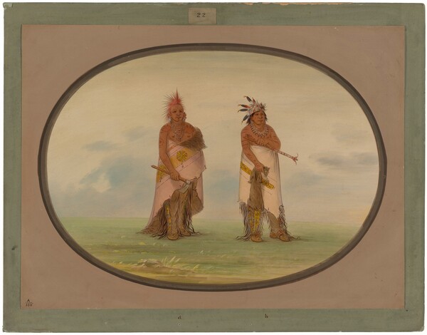 George Catlin, Two Unidentified North American Indians