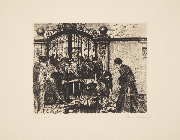 Käthe Kollwitz, Ein Weberaufstand - Sturm