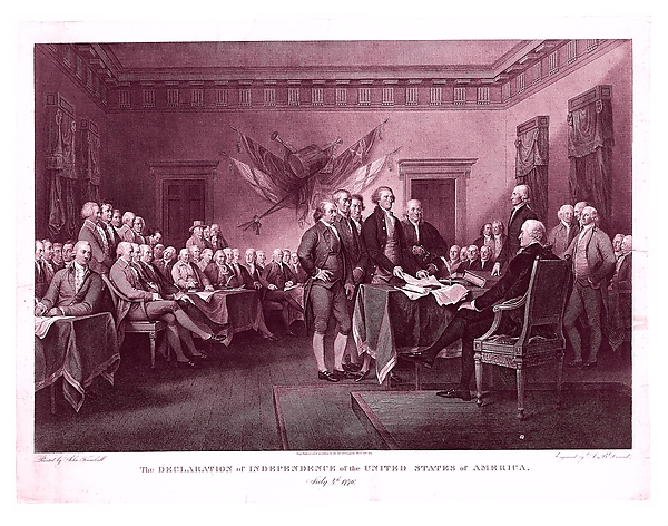 Asher Brown Durand, The Declaration of Independence of the United States of America, July 4, 1776