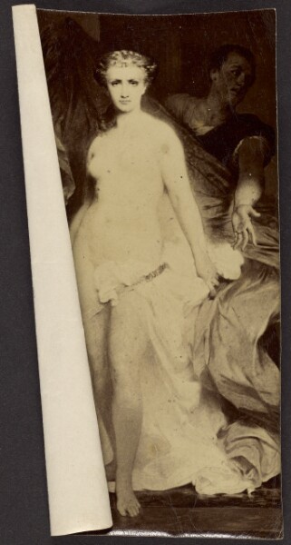 Unknown, [Painting of partially nude female figure]