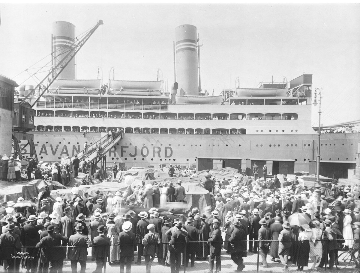 Anders Beer Wilse, Prot: Stavangerfjords Avgang