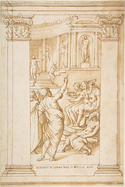 Giorgio Vasari, Saint Paul Speaking before King Agrippa (Acts 26)
