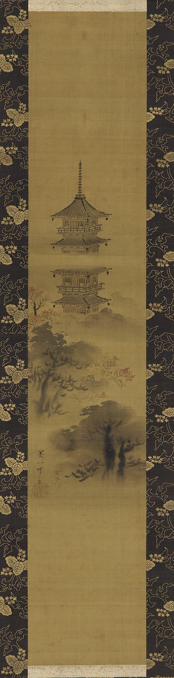 Hanabusa Itcho, A Pagoda