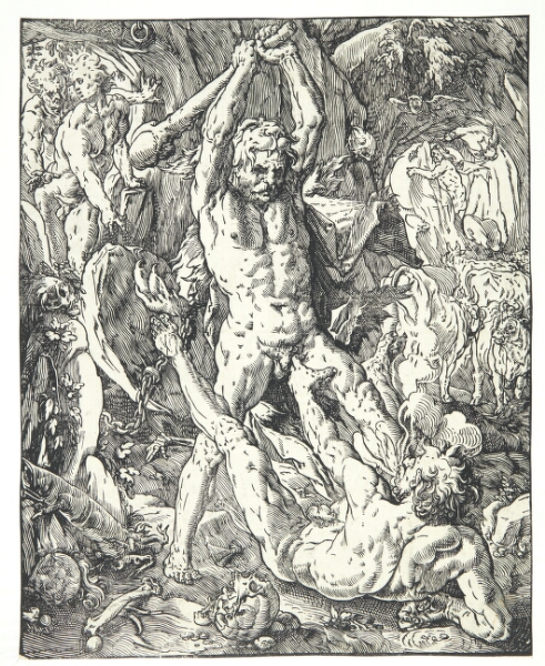 Hendrick Goltzius, Herkules dræber Cacus