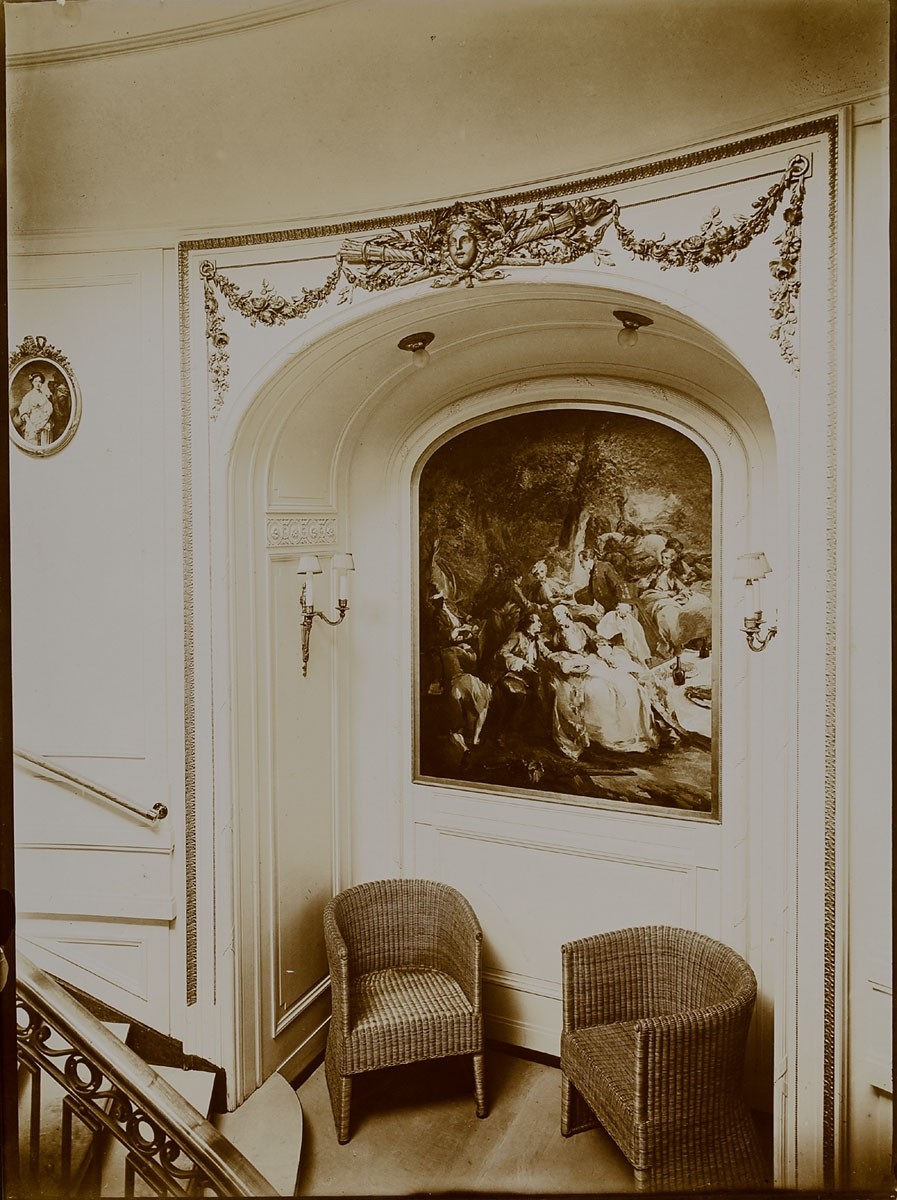 Johann Hinrich W. Hamann, Sitzecke im Treppenhaus