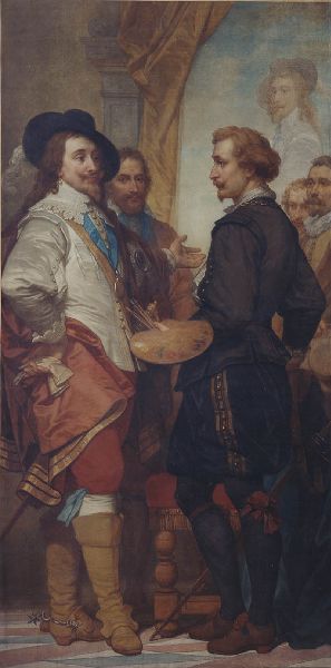 Nicaise De Keyser, The Painter Anthony van Dyck in London