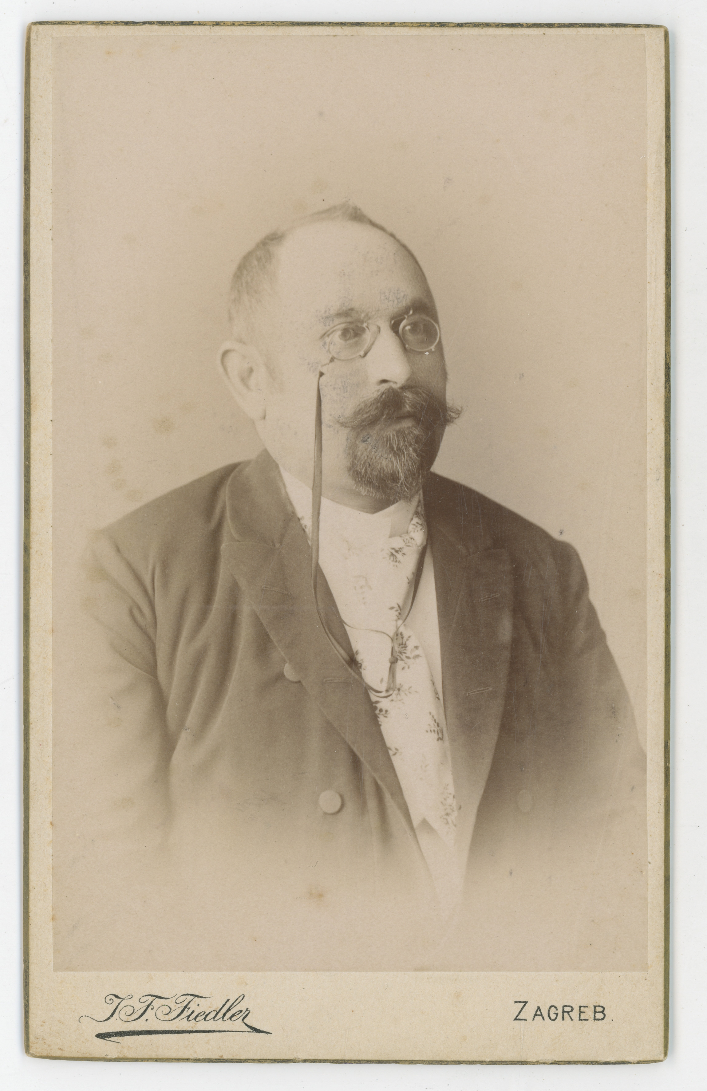 Julio F. Fiedler, Portret starijeg muškarca