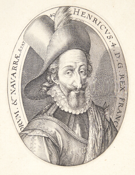 Hendrick Goltzius, Henrik IV, konge af Frankrig