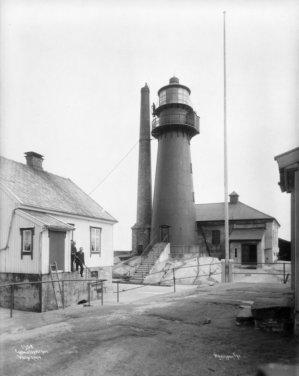 Anders Beer Wilse, Prot: Mandal - Ryvingen Fyr innenfor murene 7. Juni 1903