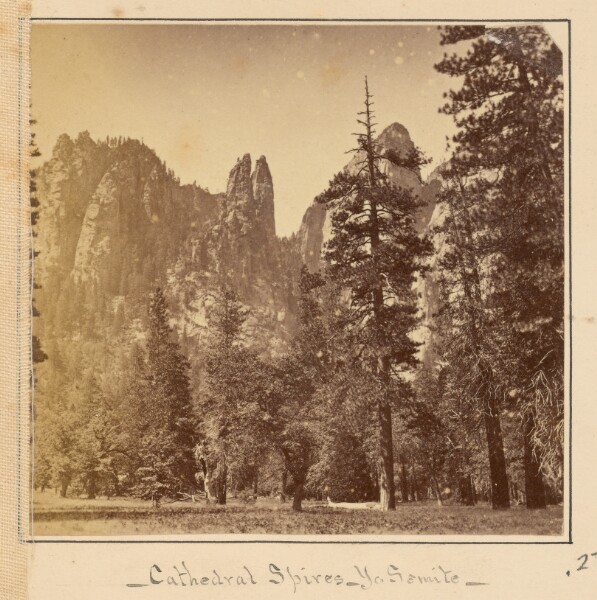 Carleton Watkins, Cathedral Spires, 2200 Feet
