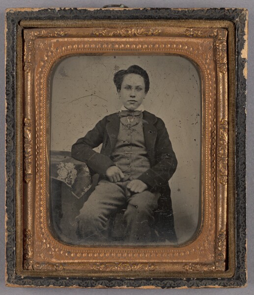 Unknown, [Portrait of a Seated Boy]
