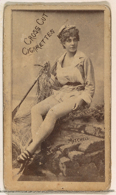 W. Duke, Sons & Co., Card Number 25, Mitchell, from the Actors and Actresses series (N145-1) issued by Duke Sons & Co. to promote Cross Cut Cigarettes