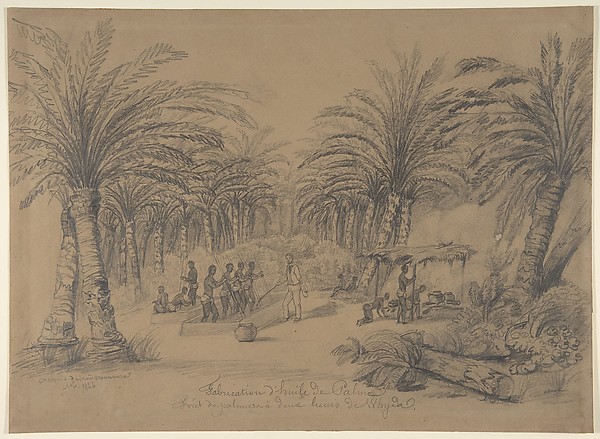 Anonymous, French, 19th century, The Production of Palm Oil
