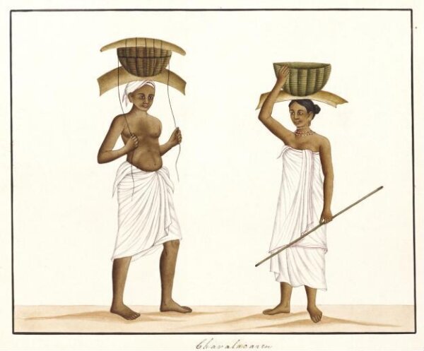 Unknown, A basket weaver and his wife