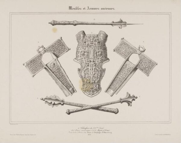 Asselineau, Armes et Armures, Meubles, etc., du Moyen-Age et de la Renaissance