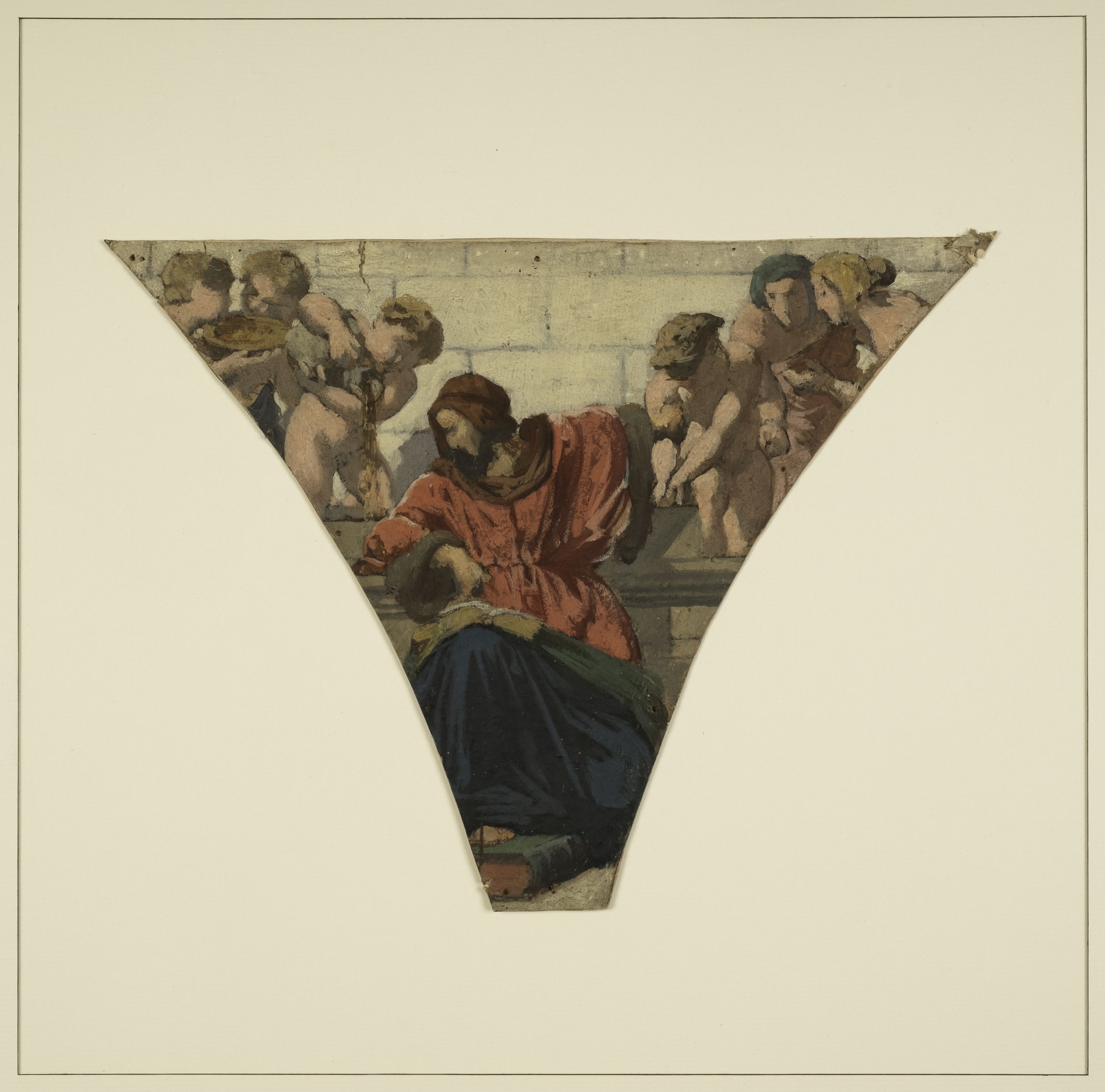Henri Lehmann, Esquisse pour la grande galerie des Fêtes de l'ancien Hôtel de Ville de Paris : Les Finances (Res bene gesta ditio)