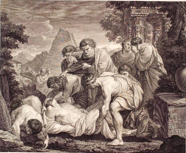J.F. Clemens, Tobias lader i pestens tid de døde begrave