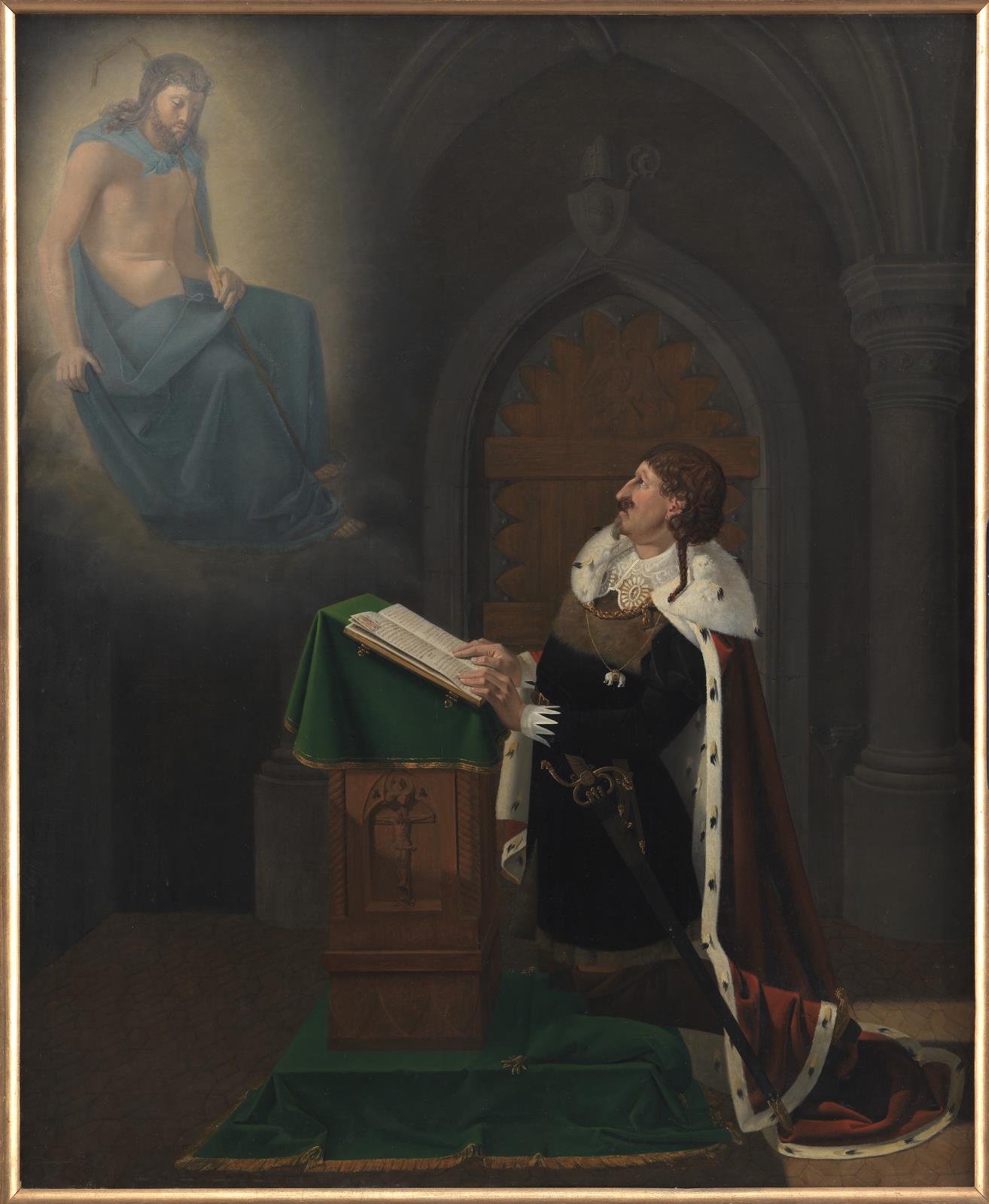 Ditlev Blunck, Christian IV's vision på slottet Rothenburg